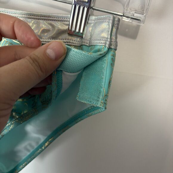 Disney Store Girls Med / 8 Ariel Little Mermaid Deluxe Adaptive 3 Piece Swim Set - Picture 8 of 16